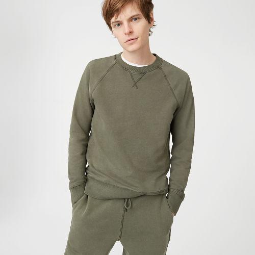 Club Monaco Color Green Essential Sweatshirt