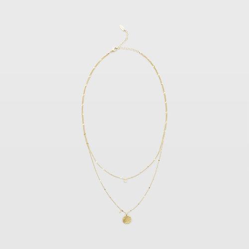 Club Monaco Color Gold Serefina Pendant Necklace