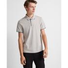 Club Monaco Grey Tipped Polo