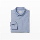 Club Monaco Color Blue Slim-fit Oxford Shirt