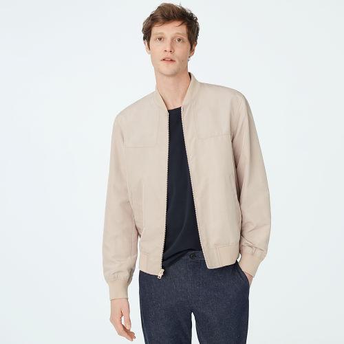 Club Monaco Color Tan Bomber Jacket