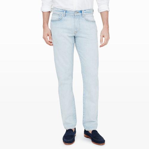 Club Monaco Color Blue Slim-fit Jean Bleach Tint