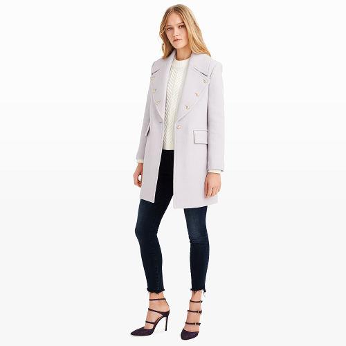 Club Monaco Color Lavender Sogand Coat
