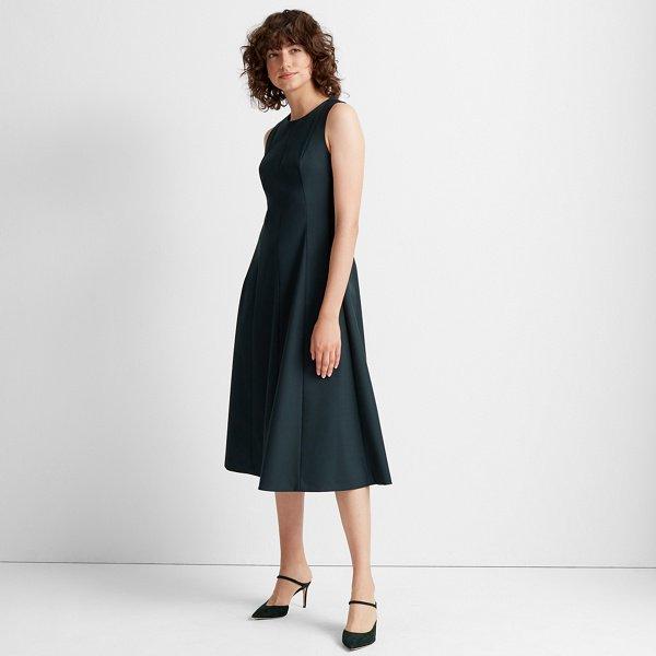 Club Monaco Cypress Paneled Midi Dress