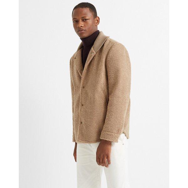 Club Monaco Mocha Sherpa Jacket