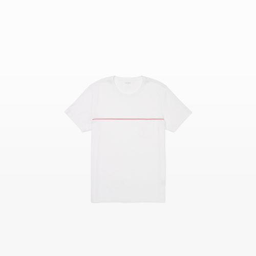 Club Monaco Color White Contrast Stripe Tee