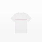 Club Monaco Color White Contrast Stripe Tee