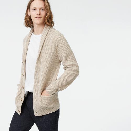 Club Monaco Plaited Shawl Cardigan