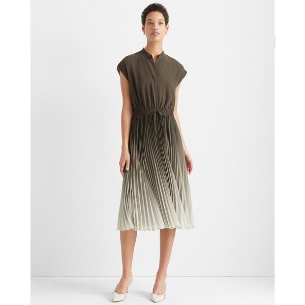 Club Monaco Ombre Pleated Dress