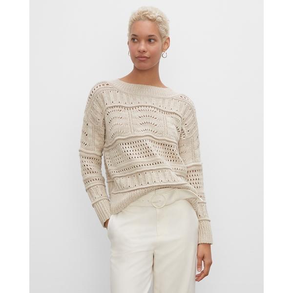 Club Monaco Mixed Pointelle Sweater