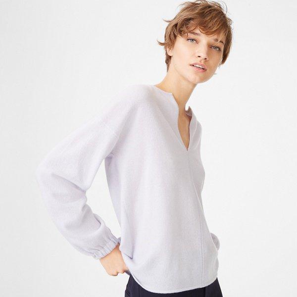 Club Monaco Silver Multi Mereelie Cashmere Sweater