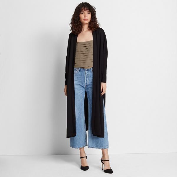 Club Monaco Soot Black Marnee Duster