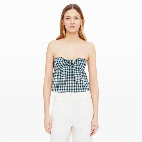 Club Monaco Color Green/bdb Indya Tube Top