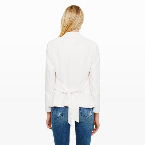 Club Monaco Color Ivory Rose Ellise Tie Blazer