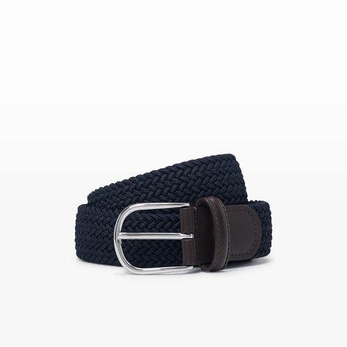 Club Monaco Color Blue Anderson's Woven Belt