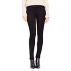 Cl Color Black Claudia Paneled Suede Legging