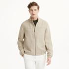 Club Monaco Color White Herringbone Harrington Jacket