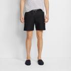 Club Monaco Black Bo Solid Swim Trunk