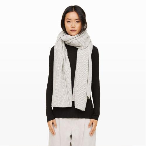 Club Monaco Color Grey Tarol Knit Scarf In Size One Size
