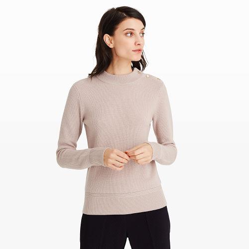 Club Monaco Color Rose Grey Starana Sweater