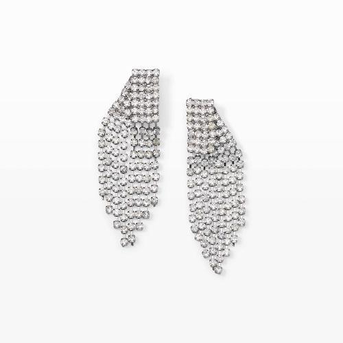Club Monaco Color Black Holiday Crystal Drop Earrings