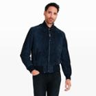 Club Monaco Color Blue Golden Bear Bomber Jacket