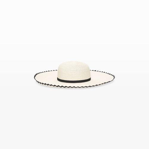 Club Monaco Color Black Anree Scallop Hat