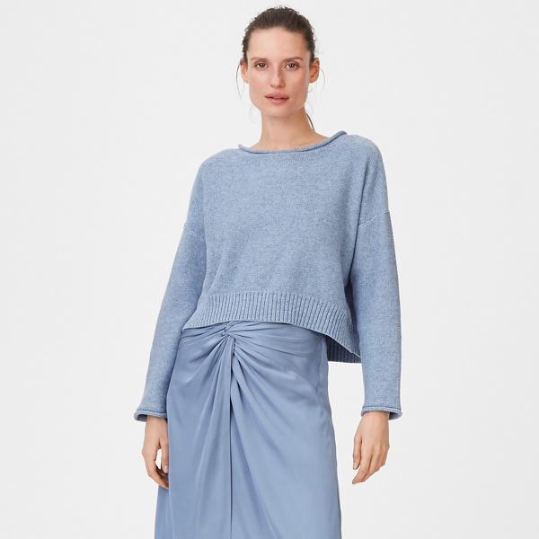 Club Monaco Denim Burmeena Cotton Sweater