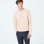 Club Monaco Color Pink Garment-dyed Sweatshirt