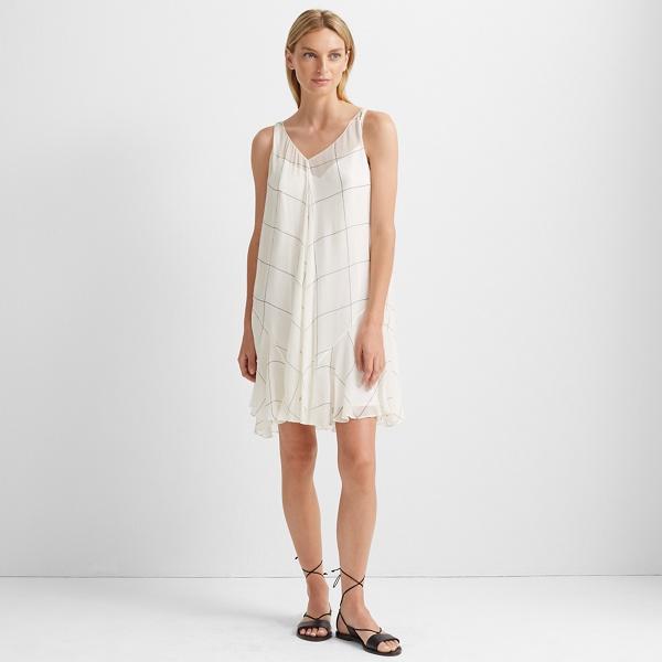 Club Monaco Black Multi Windowpane Dress