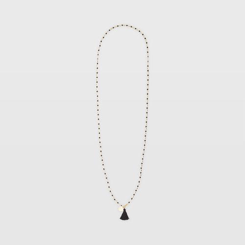Club Monaco Color Black Long Chain Necklace