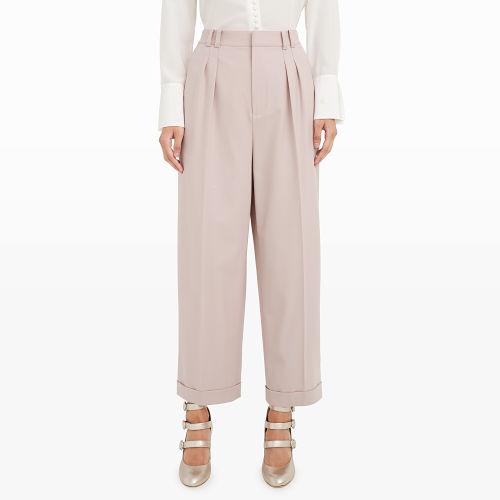 Club Monaco Color Pink Braxlee Cropped Pant