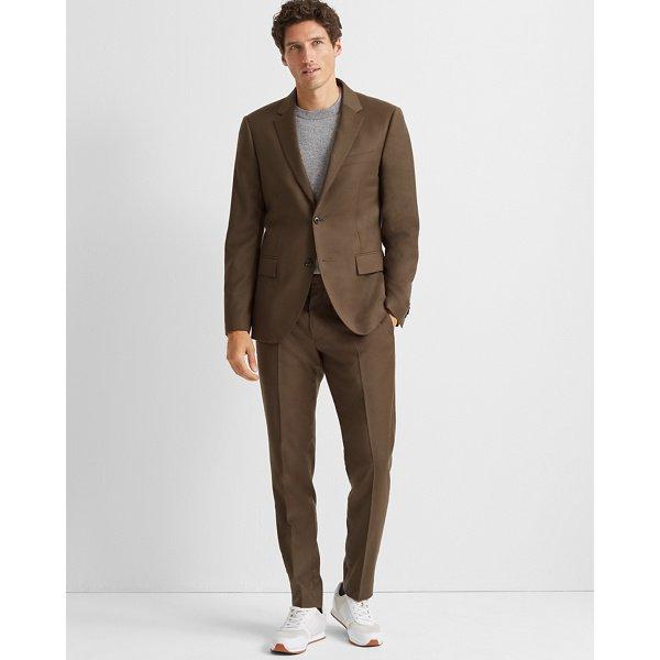 Club Monaco Brown Grant Wool Flannel Blazer
