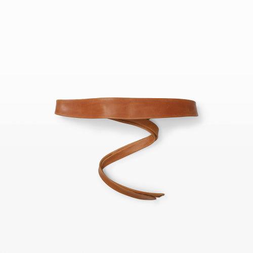 Ada Color Brown Ada Midi Wrap Belt