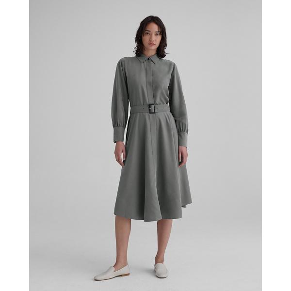 Club Monaco Curved Hem Shirtdress