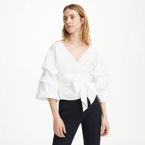 Club Monaco Color White Bindell Top