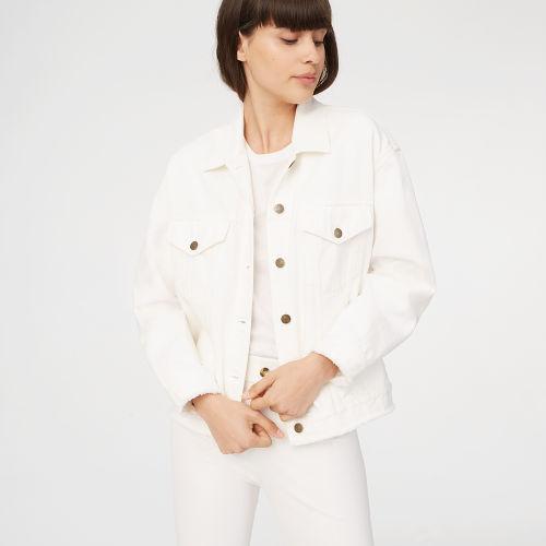 Club Monaco Color White Lannah Jacket