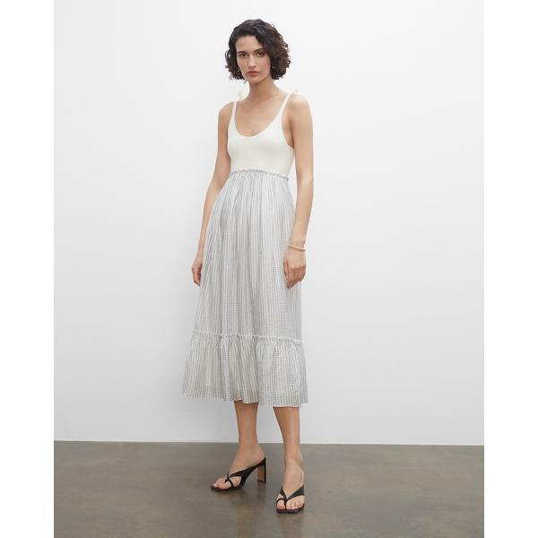Club Monaco Sweater Combo Scoop Dress