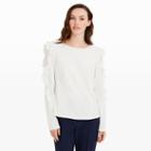 Club Monaco Collection Color White Poella Top
