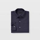 Club Monaco Blue Standard Fit Solid Shirt