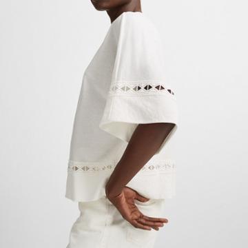Club Monaco Blanc De Blanc Newlah Top