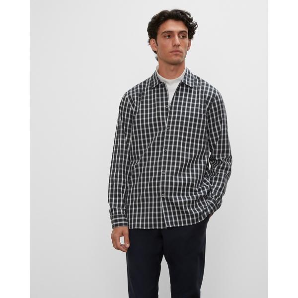 Club Monaco Long Sleeve Check Standard Shirt