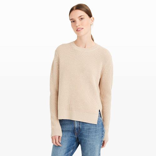Club Monaco Color Cream Abilla Asymmetrical Sweater