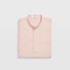 Club Monaco Color Pink Short-sleeve Stripe Popover
