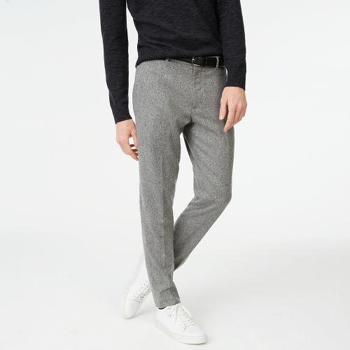 Club Monaco Color Grey Sutton Wool Donegal Trouser