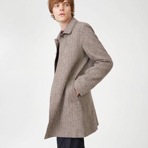 Club Monaco Herringbone Car Coat