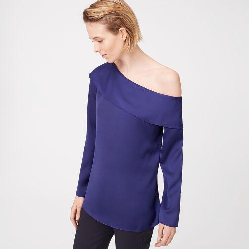 Club Monaco Color Blue Kerni Top