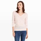 Club Monaco Color Pink Agnes Back-block Sweater