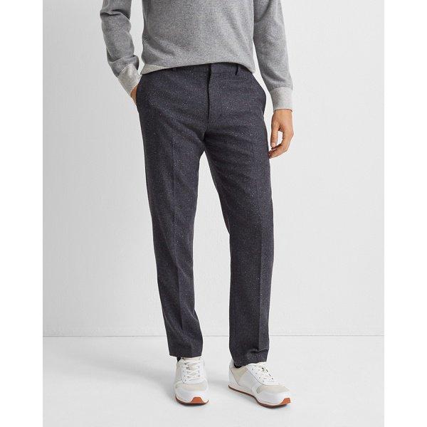 Club Monaco Navy Multi Sutton Herringbone Dress Pant