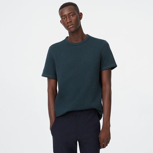 Club Monaco Color Green Duofold Colorblock Tee